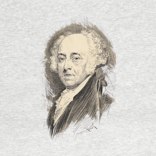 Portrait of John Adams by LP Designs